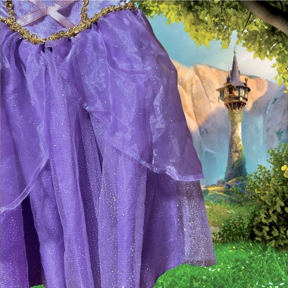 Disney Rapunzel Tangled Costume Size Small 4-6 - Picture 3 of 7